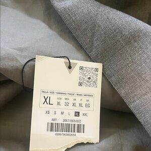 Zara Gray/Charcoal Women's Top